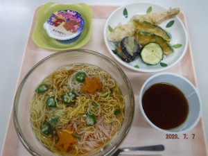 三食そうめん7月７日